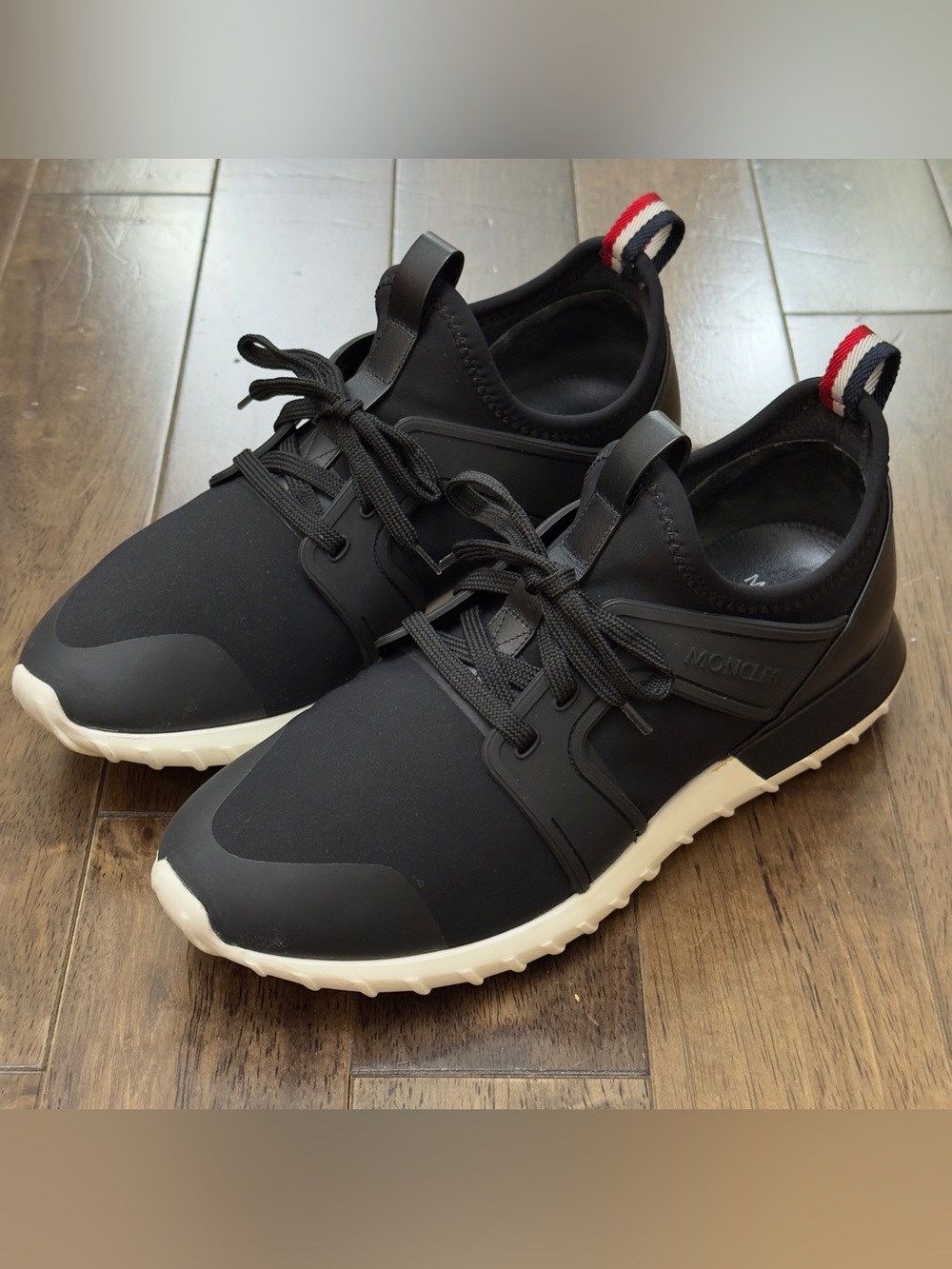 Men’s Moncler Emilien Scarpa Sneakers In Black Sz 41